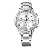  Shop Authentic Tommy Hilfiger Claudia Silver Dial Silver Steel Strap Watch for Women - 1781741 - Luxxuri
