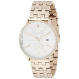  Shop Authentic Tommy Hilfiger Jenna Quartz White Dial Rose Gold Steel Strap Watch for Women - 1782070 - Luxxuri