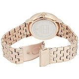  Shop Authentic Tommy Hilfiger Jenna Quartz White Dial Rose Gold Steel Strap Watch for Women - 1782070 - Luxxuri