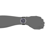  Shop Authentic Tommy Hilfiger Brooklyn Black Dial Black Leather Strap Watch for Men - 1791509 - Luxxuri