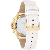  Shop Authentic Tommy Hilfiger Brooklyn Quartz White Dial White Leather Strap Watch for Women - 1782018 - Luxxuri