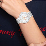  Shop Authentic Tommy Hilfiger Joy Chronograph Silver Dial Silver Steel Strap Watch For Women - 1782532 - Luxxuri