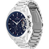  Shop Authentic Tommy Hilfiger Baker Quartz Blue Dial Silver Steel Strap Watch For Men - 1710448 - Luxxuri