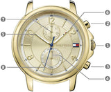  Shop Authentic Tommy Hilfiger Claudia Rose Gold Dial Brown Leather Strap Watch for Women - 1781818 - Luxxuri