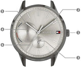  Shop Authentic Tommy Hilfiger Quartz Silver Dial Grey Steel Strap Watch for Women - 1782062 - Luxxuri