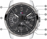  Shop Authentic Tommy Hilfiger Decker Grey Dial Brown Leather Strap Watch for Men - 1791562 - Luxxuri