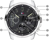  Shop Authentic Tommy Hilfiger Decker Black Dial Black Leather Strap Watch for Men - 1791563 - Luxxuri