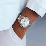  Shop Authentic Tommy Hilfiger Ari Diamonds Silver Dial Rose Gold Steel Strap Watch for Women - 1781978 - Luxxuri