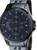  Shop Authentic Tommy Hilfiger Shawn Quartz Blue Dial Blue Steel Strap Watch for Men - 1791618 - Luxxuri