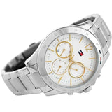  Shop Authentic Tommy Hilfiger Haven Multifunction Chronograph White Dial Silver Steel Strap Watch For Women - 1782194 - Luxxuri
