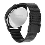  Shop Authentic Tommy Hilfiger Damon Quartz Black Dial Black Mesh Bracelet Watch for Men - 1791420 - Luxxuri