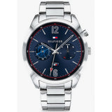  Shop Authentic Tommy Hilfiger Deacan Blue Dial Silver Steel Strap Watch for Men - 1791551 - Luxxuri