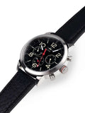 Shop Authentic Tommy Hilfiger Jake Chronograph Black Dial Black Leather Strap Watch for Men - 1791232 - Luxxuri