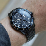  Shop Authentic Tommy Hilfiger Jimmy Chronograph Grey Dial Grey Steel Strap Watch For Men - 1791951 - Luxxuri