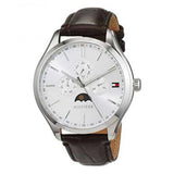  Shop Authentic Tommy Hilfiger Oliver Quartz White Dial Brown Leather Strap Watch for Men - 1791304 - Luxxuri