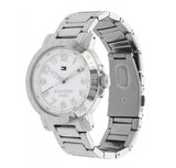  Shop Authentic Tommy Hilfiger White Dial Silver Steel Strap Watch for Women - 1781397 - Luxxuri