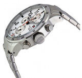 Shop Authentic Tommy Hilfiger Trent Multifunction White Dial Silver Steel Strap Watch for Men - 1791140 - Luxxuri