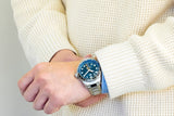  Shop Authentic Tag Heuer Autavia Cosc GMT Automatic Blue Dial Silver Steel Strap Watch for Men - WBE511A.BA0650 - Luxxuri