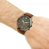  Shop Authentic Fossil Neutra Chronograph Grey Dial Brown Leather Strap Watch for Men - FS5512 - Luxxuri