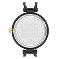 Coach Park Swarovski Crystals Black Dial Black Steel Strap Watch for Women - 14503564