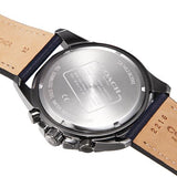 Coach Kent Grey Dial Blue Leather Strap Watch for Men - 14602558