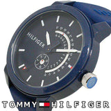  Shop Authentic Tommy Hilfiger Denim Quartz Blue Dial Blue Rubber Strap Watch for Men - 1791482 - Luxxuri