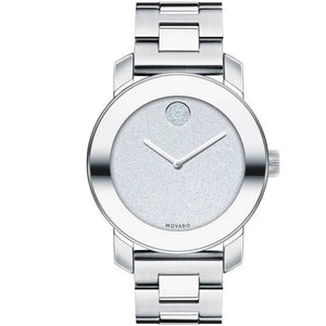  Shop Authentic Movado Bold Ceramic Silver Dial Silver Steel Strap Watch for Women - 3600638 - Luxxuri