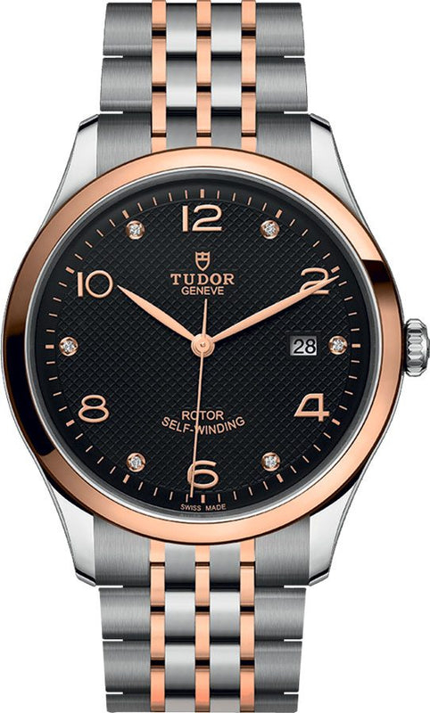  Shop Authentic Tudor 1926 Automatic Diamonds Black Dial Two Tone Steel Strap Watch for Men - M91651-0004 - Luxxuri