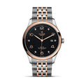 Tudor 1926 Automatic Diamonds Black Dial Two Tone Steel Strap Watch for Men - M91651-0004