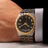  Shop Authentic Tudor Royal Automatic Black Dial Two Tone Steel Strap Watch for Men - M28603-0003 - Luxxuri