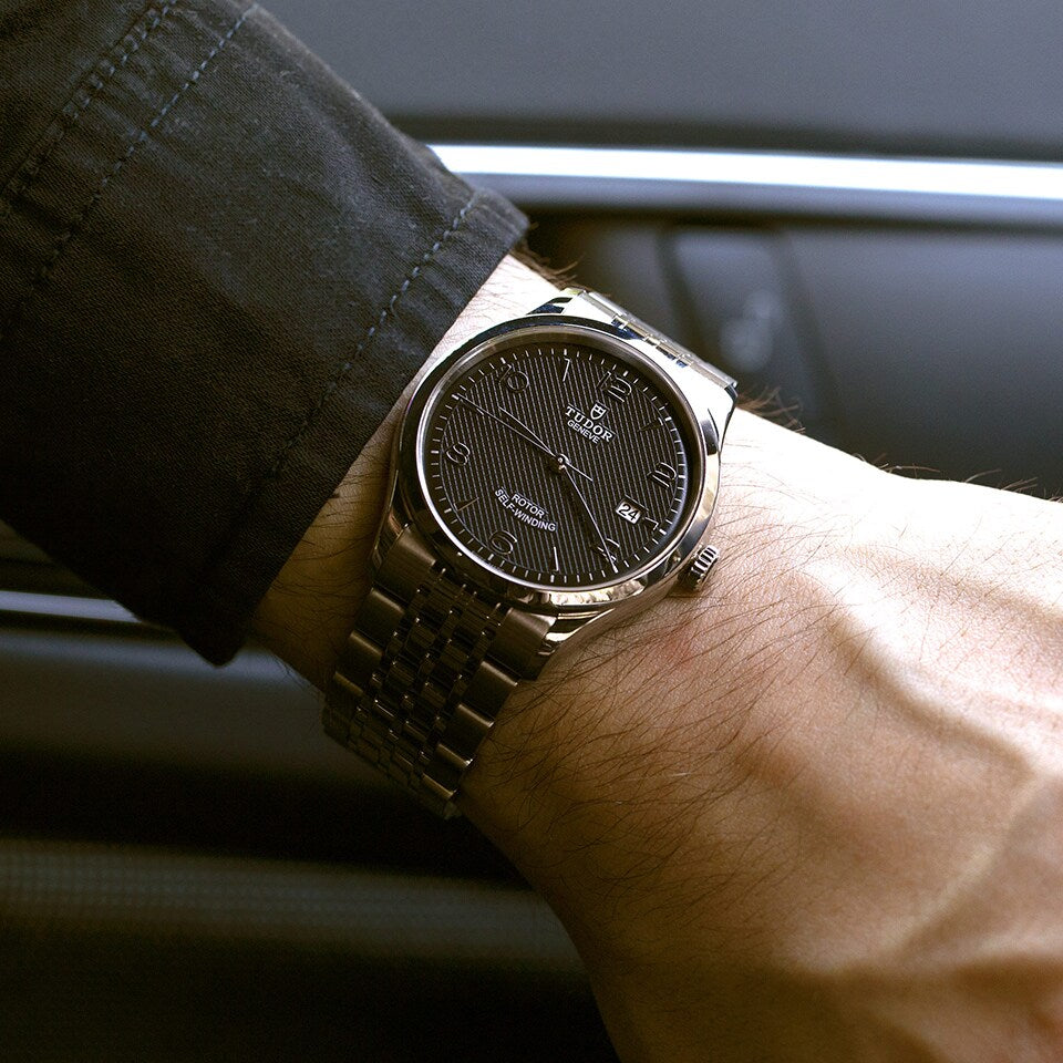  Shop Authentic Tudor 1926 Automatic Black Dial Silver Steel Strap Watch for Men - M91650-0002 - Luxxuri