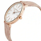  Shop Authentic Michael Kors Pyper Quartz White Dial Pink Leather Strap Watch For Women - MK2859 - Luxxuri
