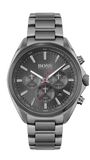  Shop Authentic Hugo Boss Distinct Grey Dial Gren Steel Strap Watch for Men - 1513858 - Luxxuri