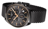  Shop Authentic Tissot T Classic PR 100 Chronograph Anthracite Black Dial Black Mesh Bracelet Watch For Men - T101.417.23.061.00 - Luxxuri