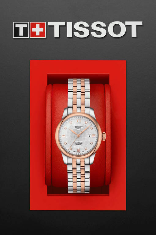  Shop Authentic Tissot Le Locle Lady Automatic Diamonds Silver Dial Two Tone Steel Strap Watch For Women - T006.207.22.036.00 - Luxxuri