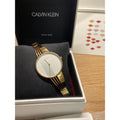  Shop Authentic Calvin Klein Drift White Dial Rose Gold Steel Strap Watch for Women - K6S2N616 - Luxxuri