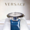  Shop Authentic Versace Olympo Gleam White Dial Green Leather Strap Watch for Women - VAN020016 - Luxxuri