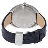  Shop Authentic Versace Shadov Quartz Silver Dial Black Snake Leather Strap Watch for Women - VEBM00118 - Luxxuri