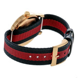  Shop Authentic Gucci G Timeless Bee Red & Blue Dial Red Two Tone Nylon Strap Watch For Men - YA1264061 - Luxxuri