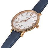  Shop Authentic Fossil Jacqueline White Dial Blue Leather Strap Watch for Women - ES4291 - Luxxuri