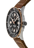  Shop Authentic Breitling Superocean Heritage '57 Black Dial Brown Leather Strap Watch for Men - U10370121B1X1 - Luxxuri