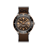  Shop Authentic Breitling Superocean Heritage '57 Outerknown Limited Edition Brown Dial Brown NATO Strap Watch for Men - U103701A1Q1W1 - Luxxuri