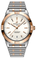  Shop Authentic Breitling Chronomat Automatic 36 White Dial Two Tone Steel Strap Watch for Women - U10380101A1U1 - Luxxuri