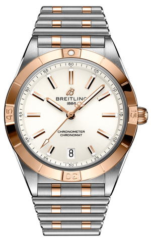  Shop Authentic Breitling Chronomat Automatic 36 White Dial Two Tone Steel Strap Watch for Women - U10380101A1U1 - Luxxuri