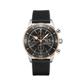  Shop Authentic Breitling Superocean Heritage Chronograph 44 Black Dial Black Mesh Bracelet Watch for Men - U13313121B1S1 - Luxxuri
