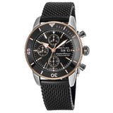  Shop Authentic Breitling Superocean Heritage Chronograph 44 Black Dial Black Mesh Bracelet Watch for Men - U13313121B1S1 - Luxxuri