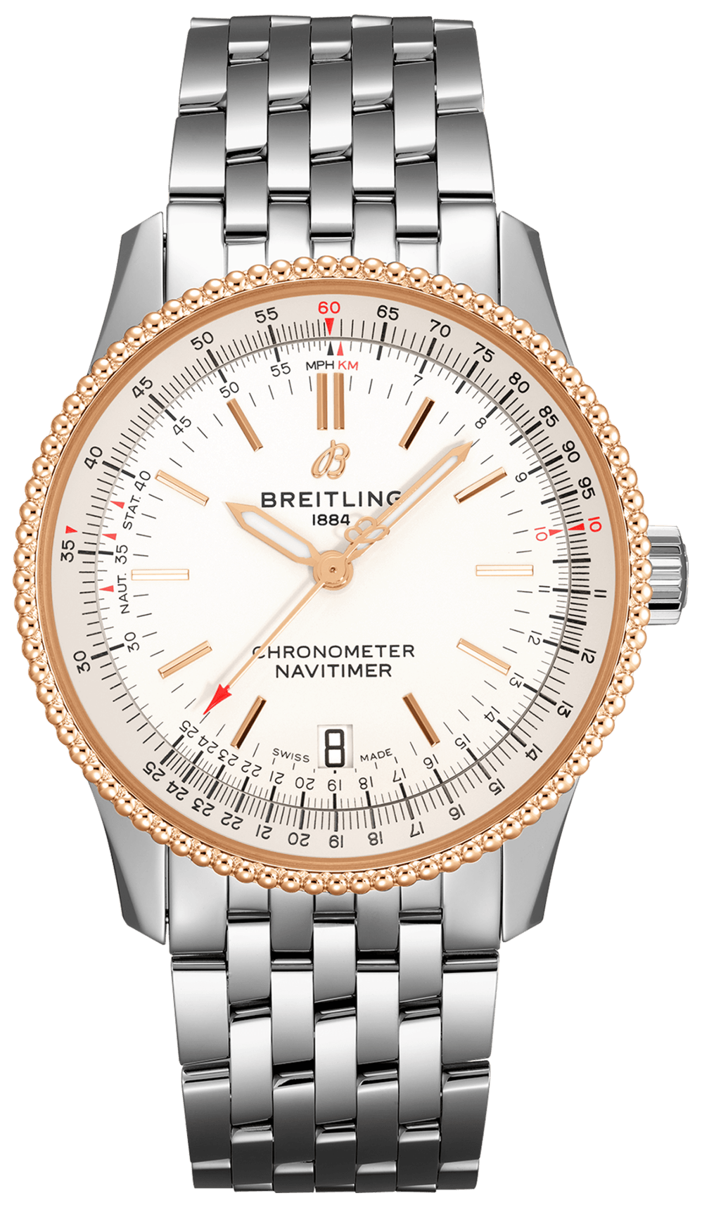 Breitling Navitimer Automatic 38mm Stainless Steel Mens Watch - A17325211G1A1