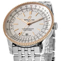  Shop Authentic Breitling Navitimer Automatic 41mm White Dial Silver Stainless Steel Mens Watch - U17326211G1A1 - Luxxuri