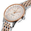 Breitling Navitimer Automatic 41 White Dial Two Tone Steel Strap Watch for Men - U17326211G1U1