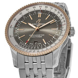  Shop Authentic Breitling Navitimer Automatic 41mm Grey Dial Silver Steel Strap Mens Watch - U17326211M1A1 - Luxxuri